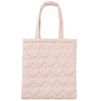 Lil ala mode ハートキルティングトートバッグ ナッツ ピンク