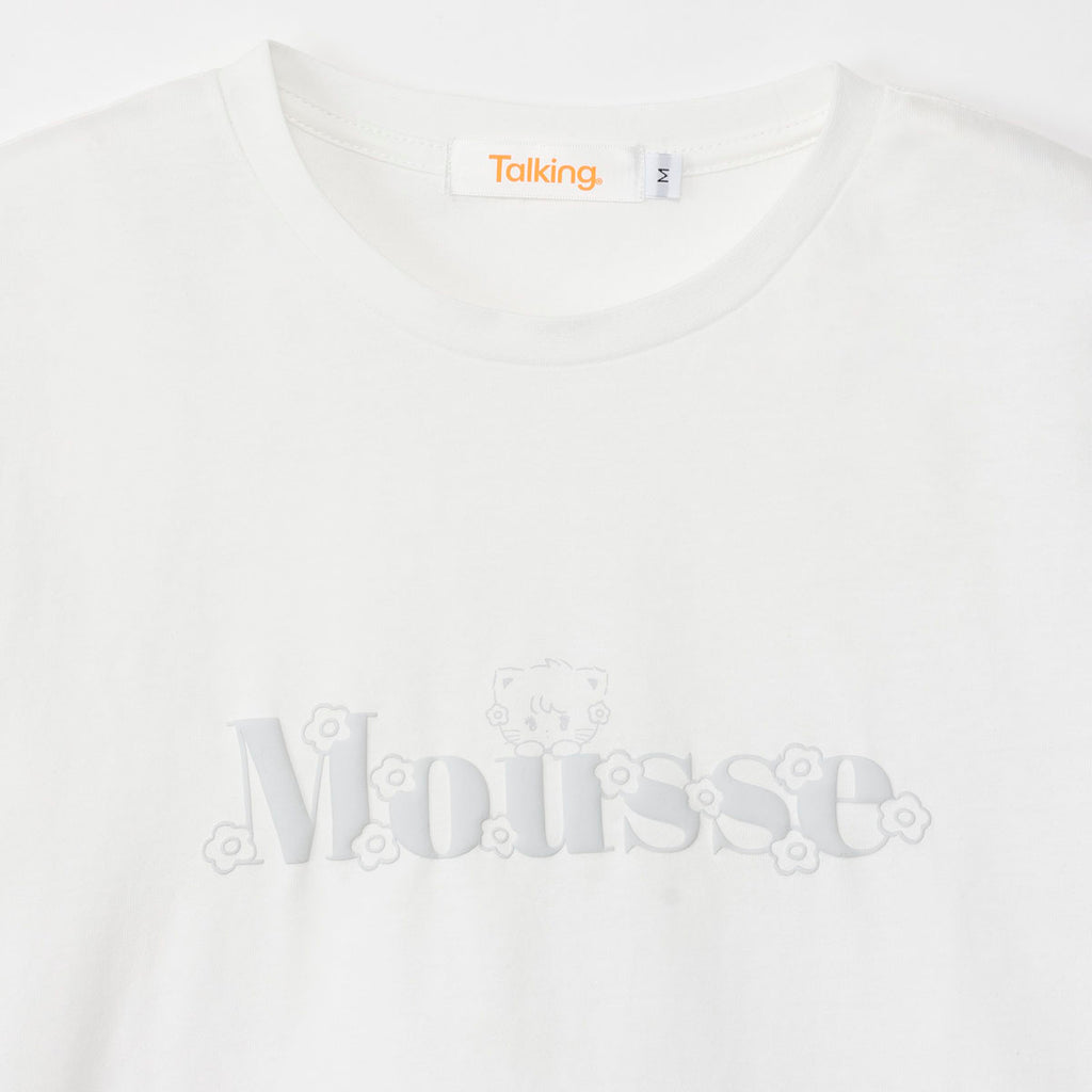 Lil ala mode Tシャツ Bloom ムース ホワイト
