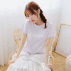 Lil ala mode Tシャツ Bloom キャミー ラベンダー