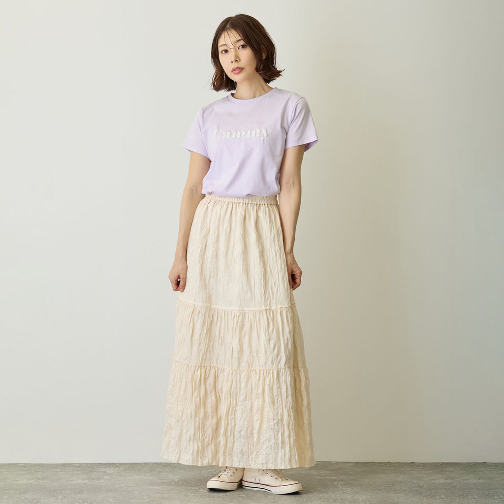 Lil ala mode Tシャツ Bloom キャミー ラベンダー
