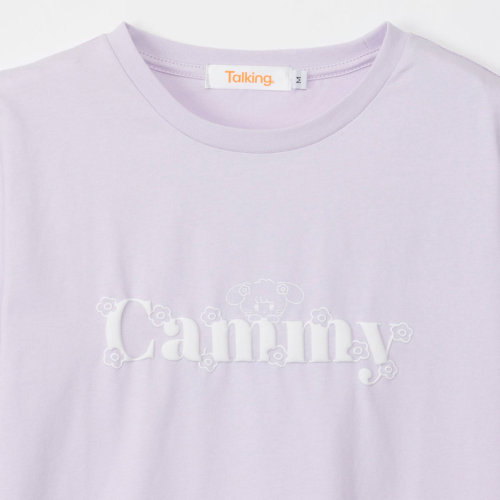Lil ala mode Tシャツ Bloom キャミー ラベンダー