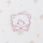 Lil ala mode Tシャツ フラワー ムース ホワイト