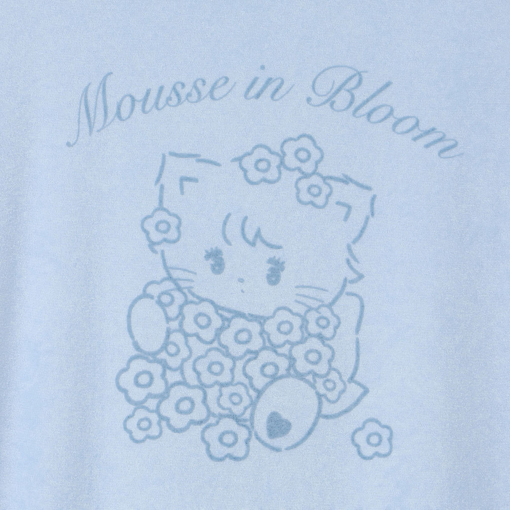 Lil ala mode ルームロングワンピース Bloom ムース ブルー