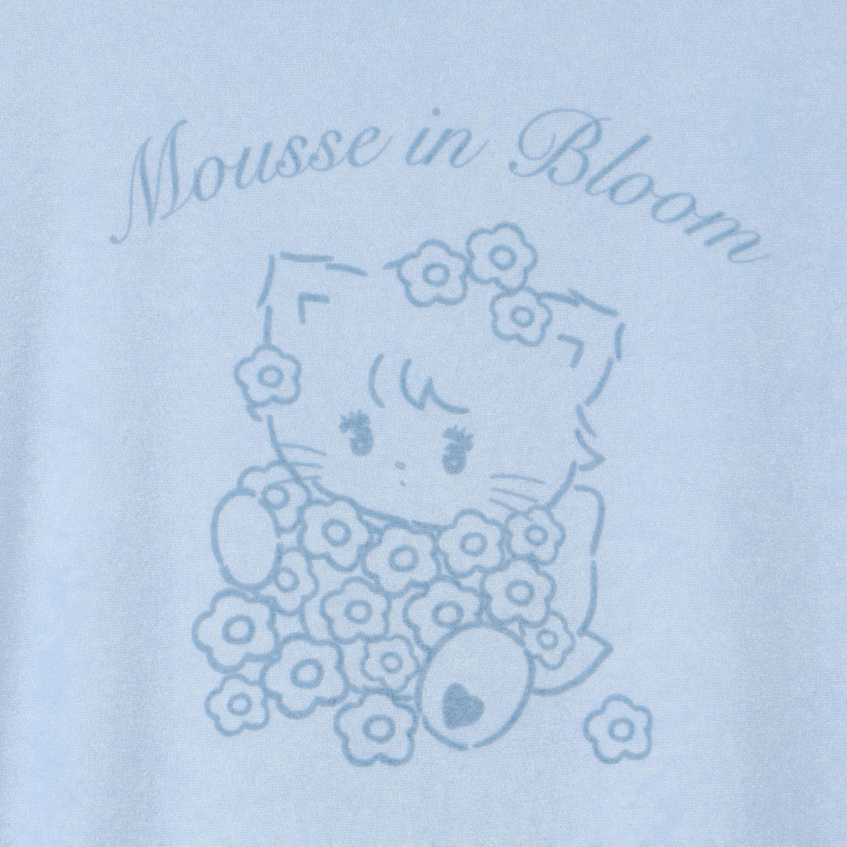 Lil ala mode ルームロングワンピース Bloom ムース ブルー