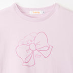 Lil ala mode Tシャツ RIBBON CAMMY ピンク