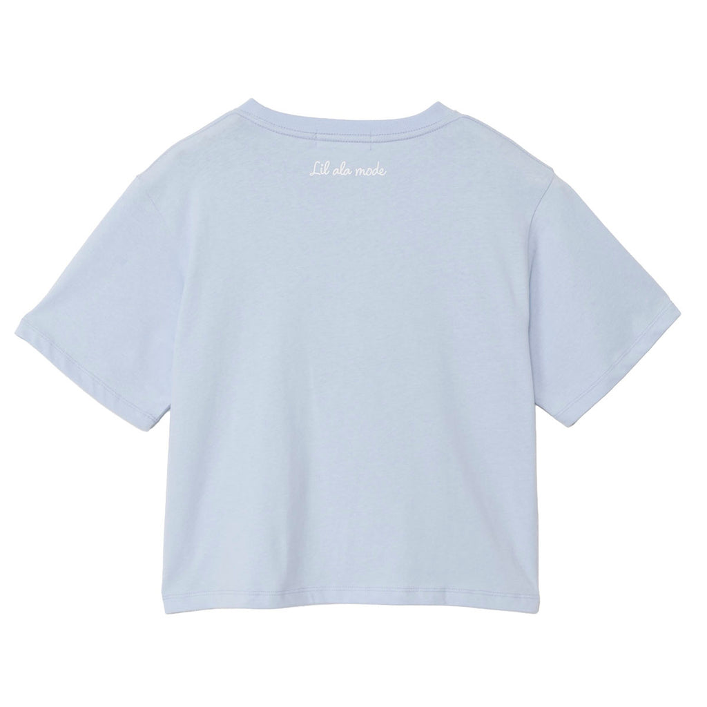 Lil ala mode Tシャツ RACE FRAME ブルー