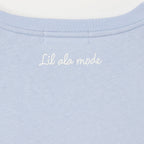 Lil ala mode Tシャツ RACE FRAME ブルー