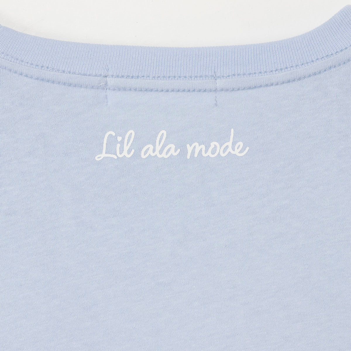 Lil ala mode Tシャツ RACE FRAME ブルー
