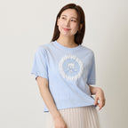 Lil ala mode Tシャツ RACE FRAME ブルー