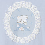 Lil ala mode Tシャツ RACE FRAME ブルー