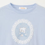 Lil ala mode Tシャツ RACE FRAME ブルー