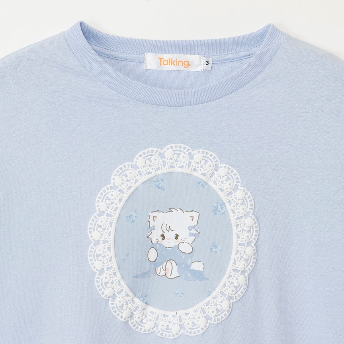 Lil ala mode Tシャツ RACE FRAME ブルー