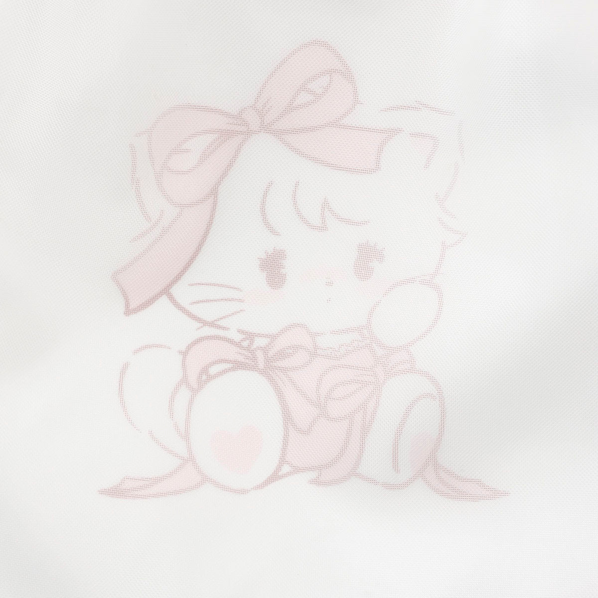 Lil ala mode メッシュバッグ ムース ホワイト