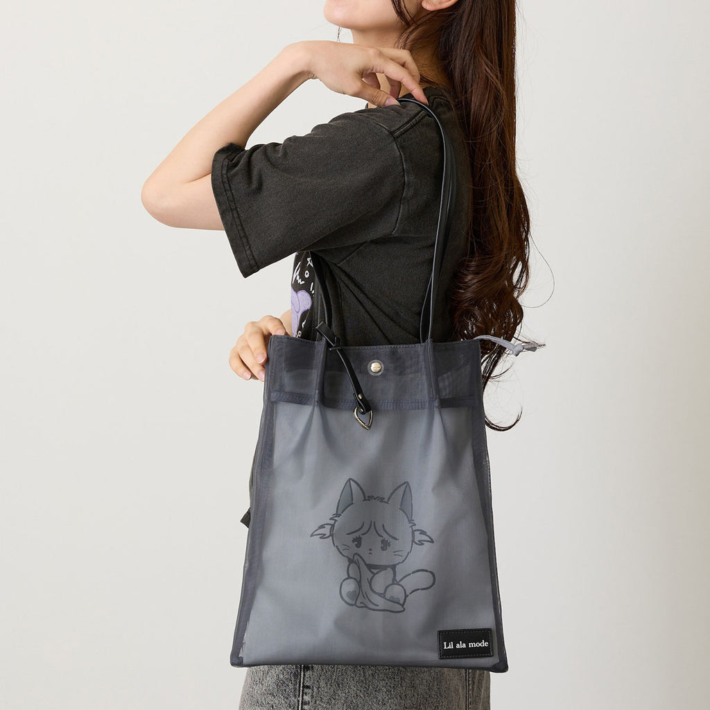 Lil ala mode メッシュバッグ クール ブラック