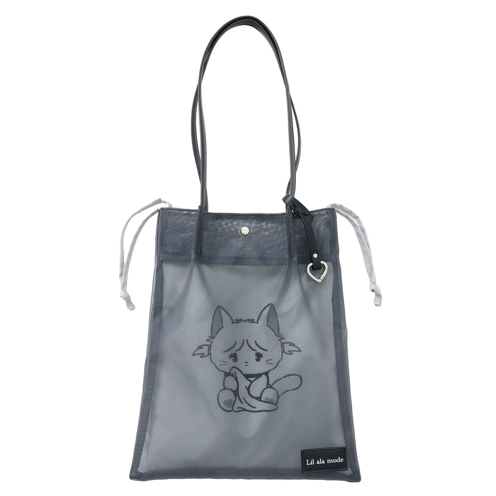 Lil ala mode メッシュバッグ クール ブラック
