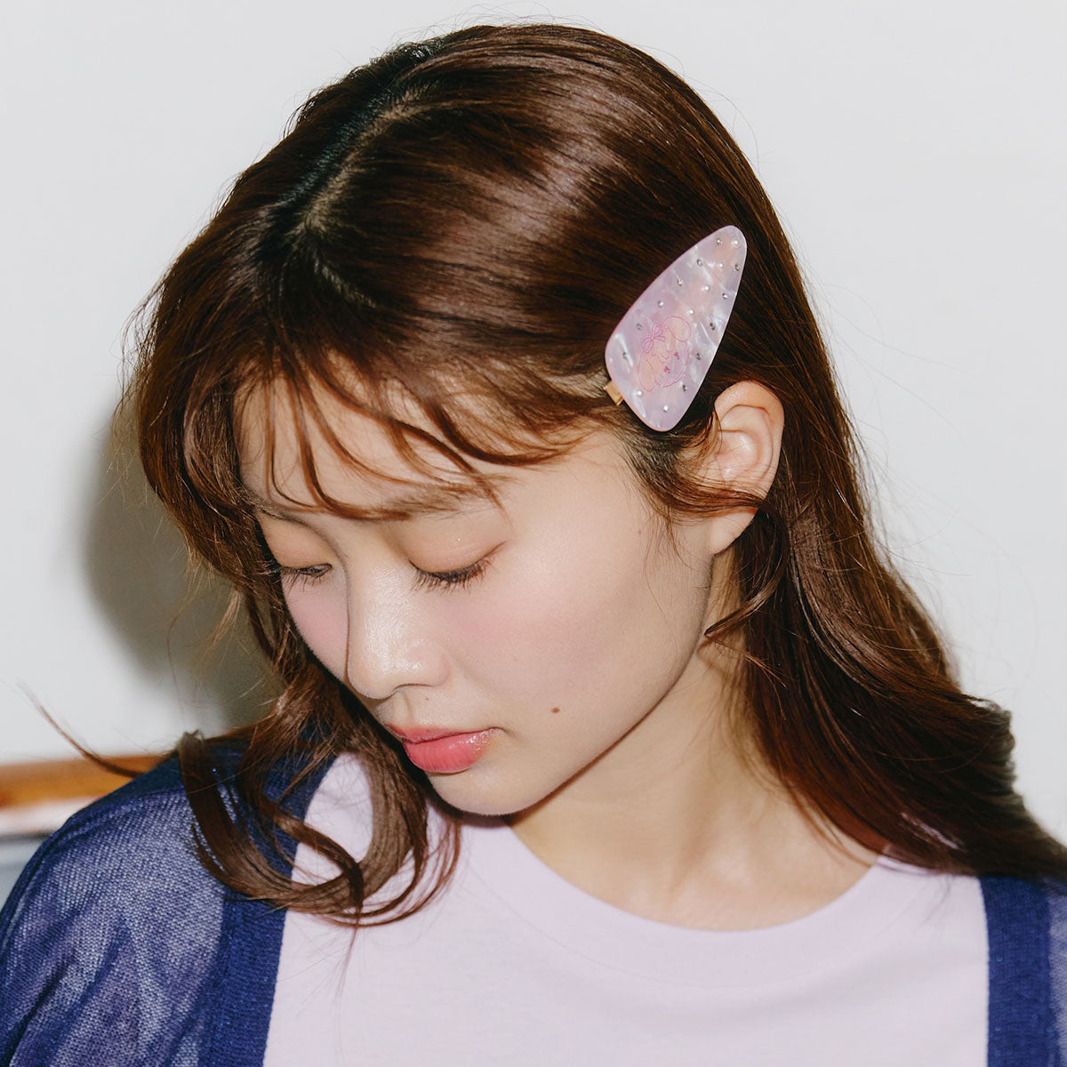 Lil ala mode ヘアクリップ キャミー ピンク