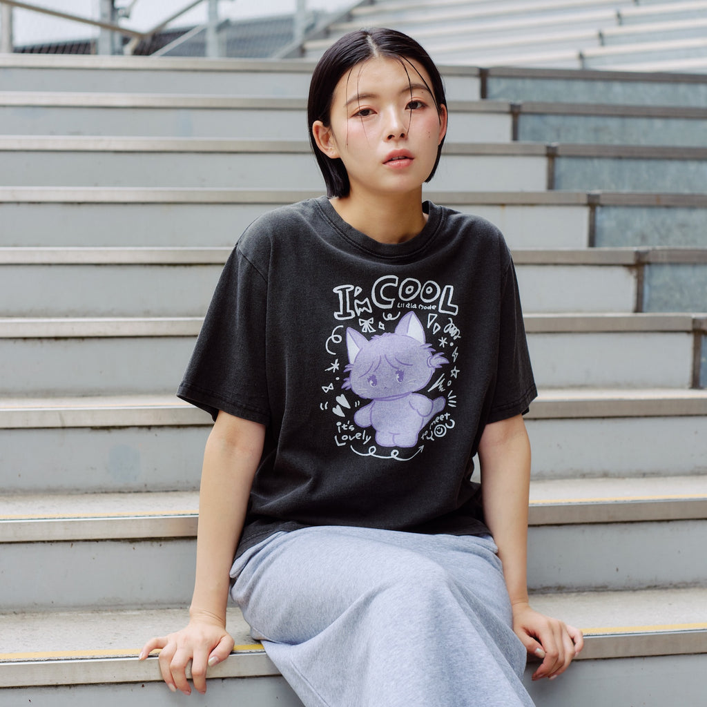 Lil ala mode Tシャツ I'm COOL ブラック