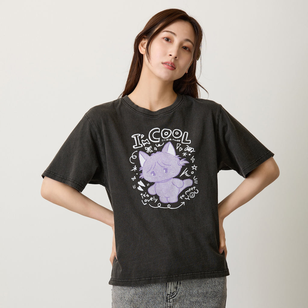 Lil ala mode Tシャツ I'm COOL ブラック