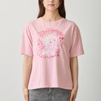 Lil ala mode Tシャツ I'm MOUSSE ピンク