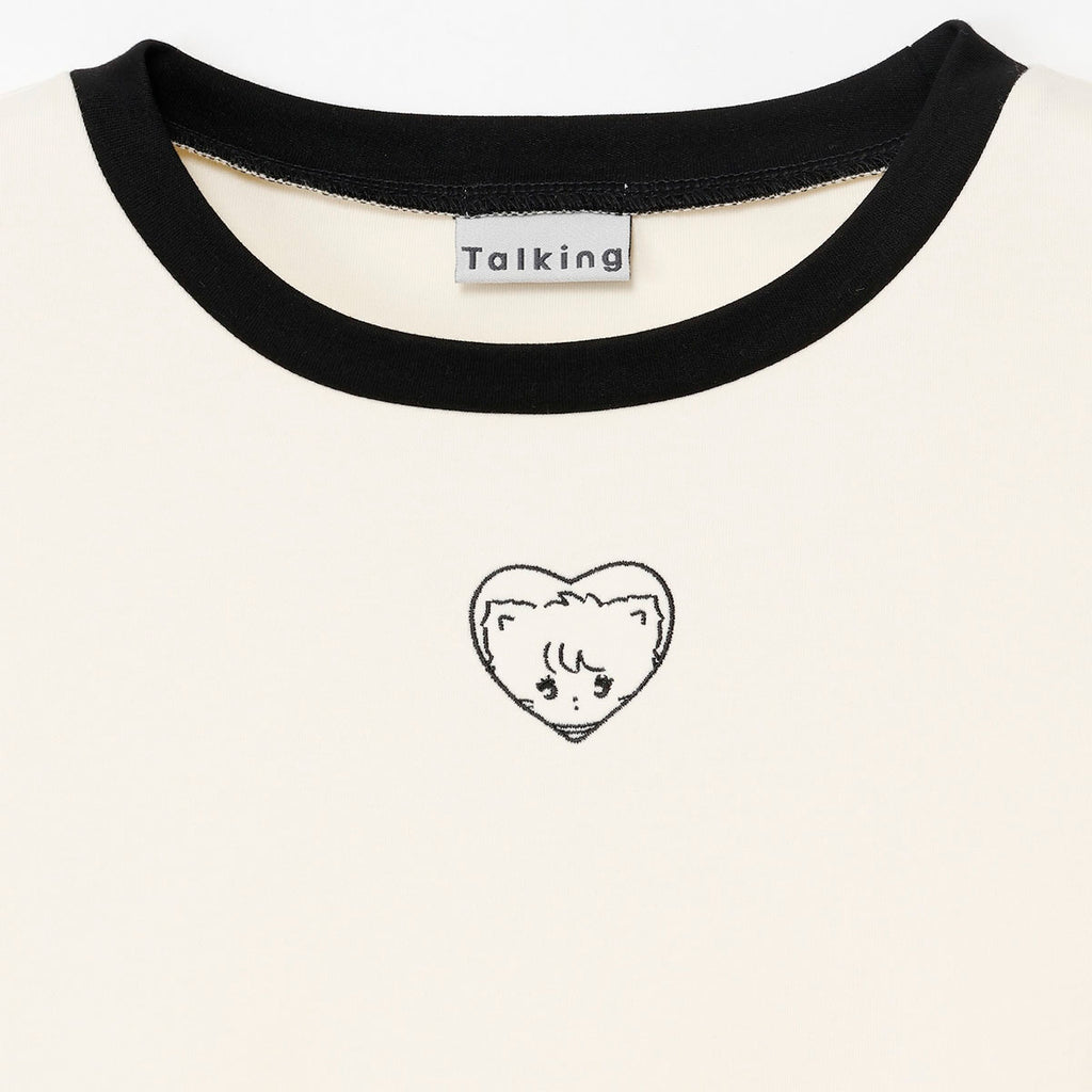 Lil ala mode 長袖Tシャツ ムース ホワイト