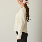 Lil ala mode 長袖Tシャツ ムース ホワイト