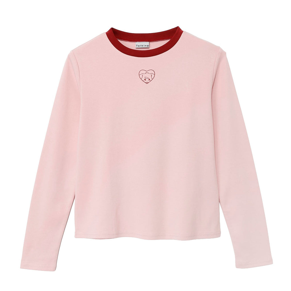 Lil ala mode 長袖Tシャツ キャミー ピンク