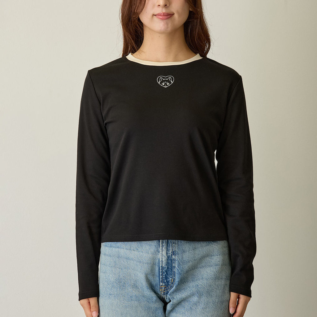 Lil ala mode 長袖Tシャツ クール ブラック