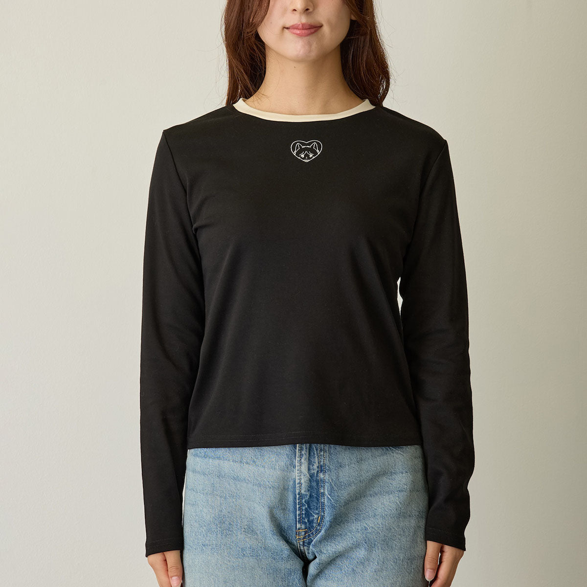 Lil ala mode 長袖Tシャツ クール ブラック