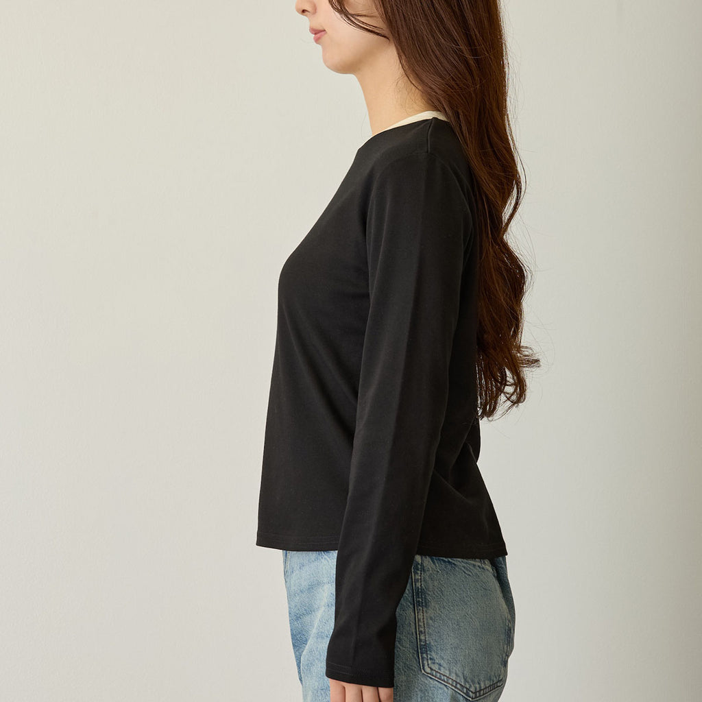 Lil ala mode 長袖Tシャツ クール ブラック