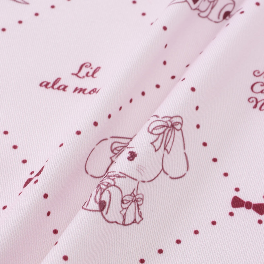 Lil ala mode エプロン Red Ribbon レッド