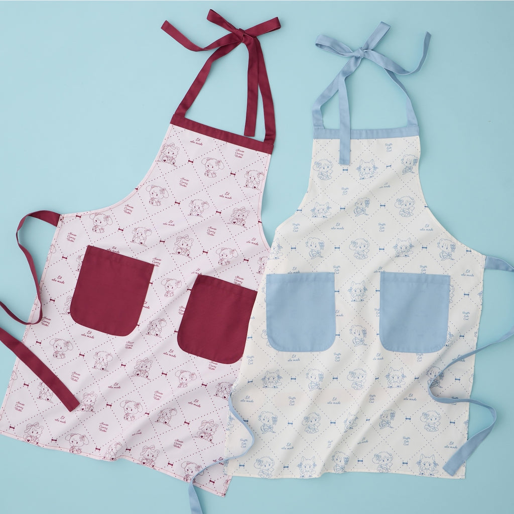 Lil ala mode エプロン Red Ribbon レッド