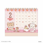 Lil ala mode 2026年4月始まり卓上カレンダー（ミニシール付き）