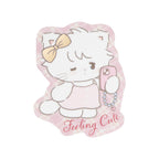 Lil ala mode スマホに貼れるサイズのキラキラ箔押しステッカー（Feeling cute）