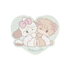 Lil ala mode スマホに貼れるサイズのキラキラ箔押しステッカー（スフレ＆ラテ HUG）