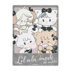 Lil ala mode スマホに貼れるサイズのキラキラ箔押しステッカー（ブラックスタイル）