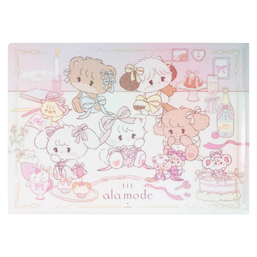 Lil ala mode ホログラムクリアファイル（パステルリボン）