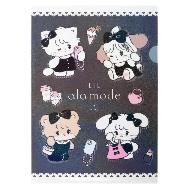 Lil ala mode ホログラムクリアファイル（ブラックスタイル） – Lil