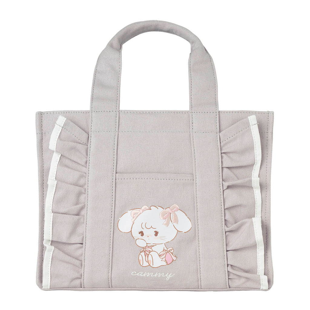 Lil ala mode フリル付きミニキャンバストート（キャミー）