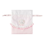 Lil ala mode ほどよいサイズのレース付き巾着（ムース）