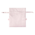 Lil ala mode ほどよいサイズのレース付き巾着（ムース）