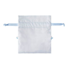 Lil ala mode ほどよいサイズのレース付き巾着（ラテ）