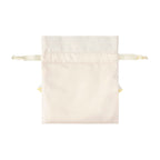 Lil ala mode ほどよいサイズのレース付き巾着（スフレ）