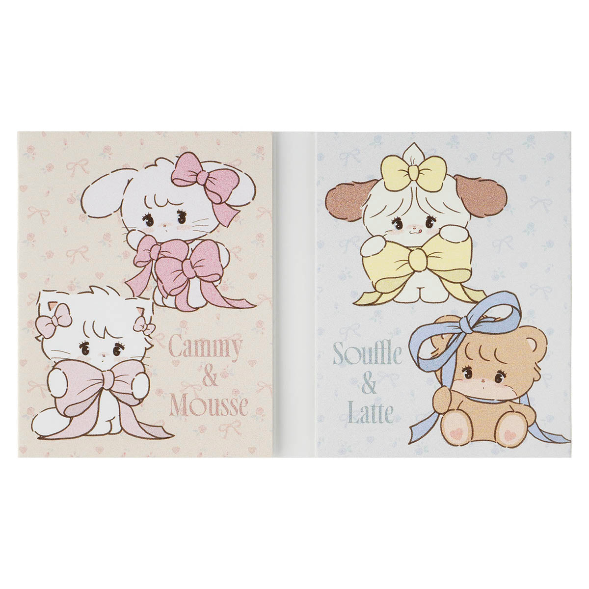 Lil ala mode パタパタメモふせん（パステルリボン）