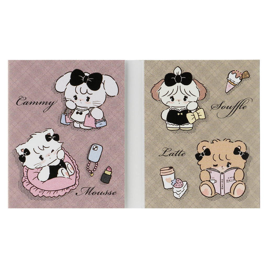 Lil ala mode パタパタメモふせん（ブラックスタイル）