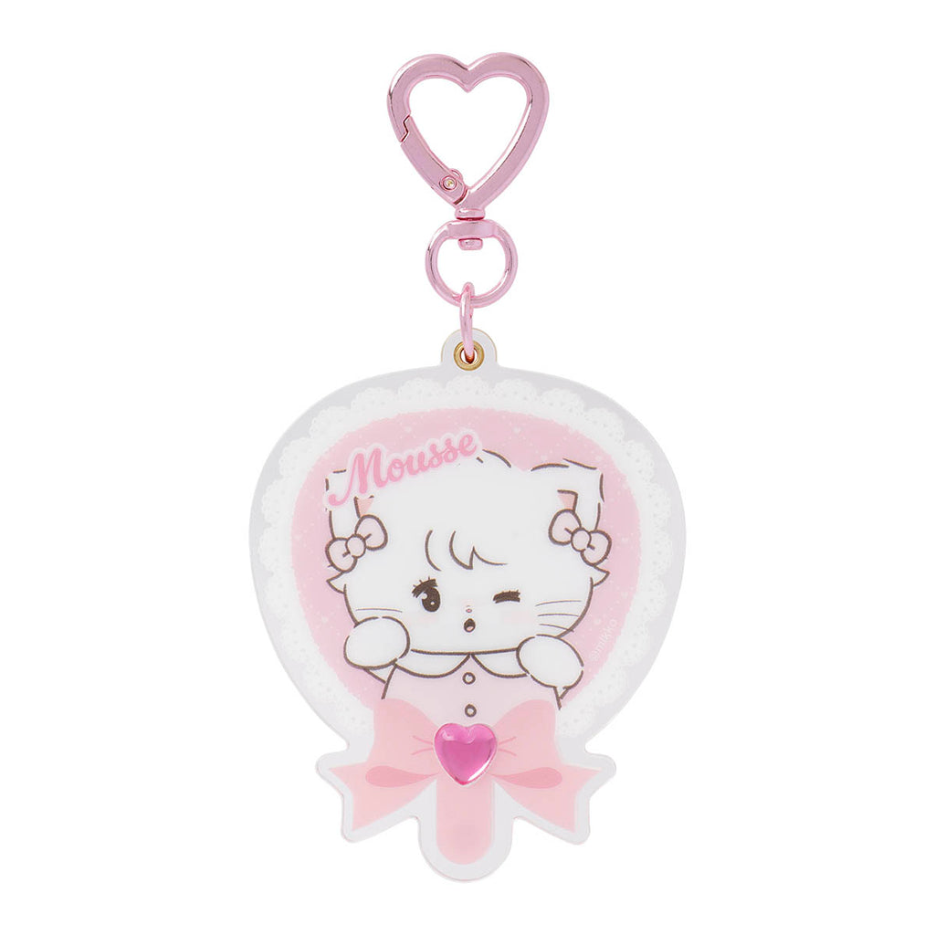 Lil ala mode うちわ型♡スライドフォトキーホルダー（ムース）