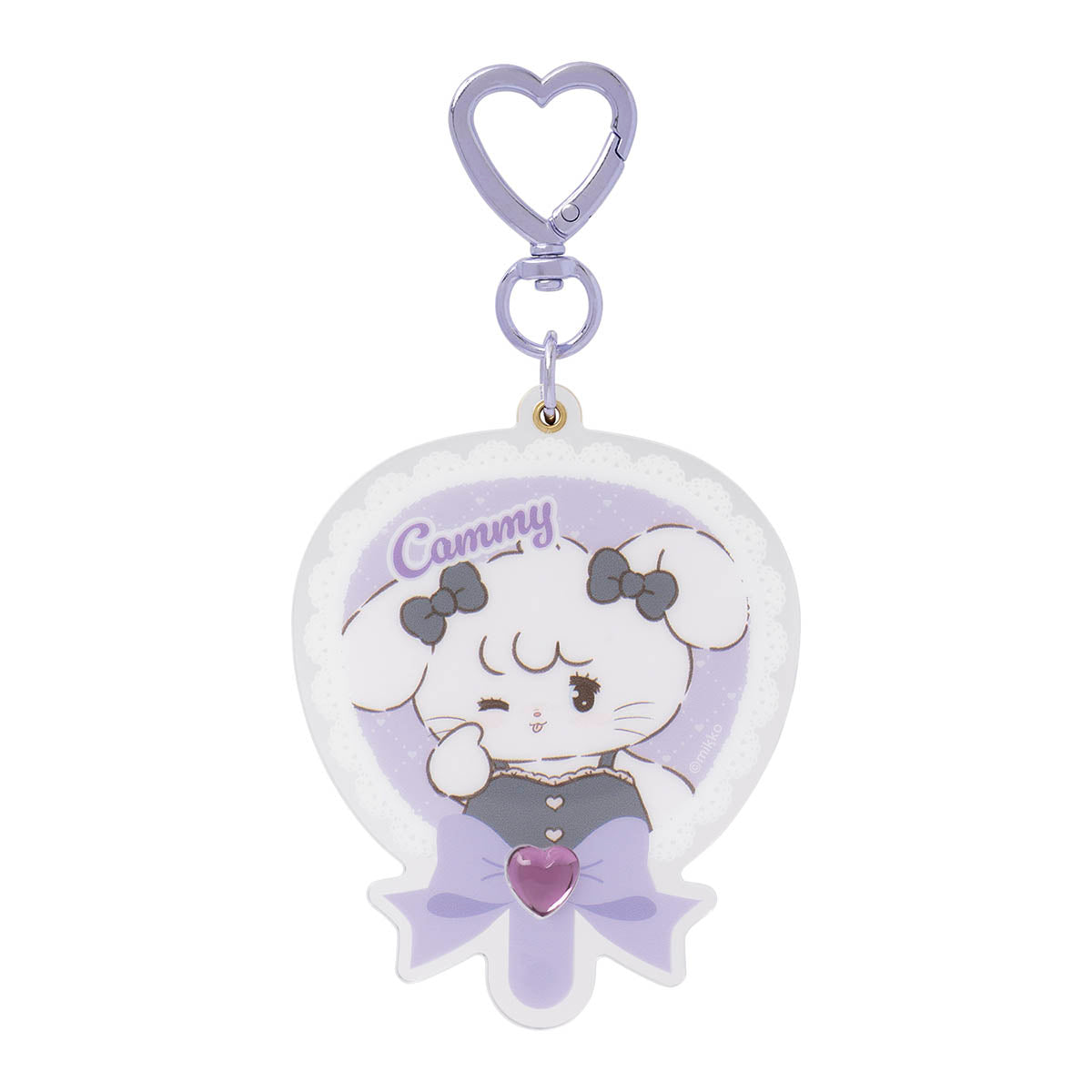 Lil ala mode うちわ型♡スライドフォトキーホルダー（キャミー）