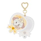 Lil ala mode うちわ型♡スライドフォトキーホルダー（スフレ）