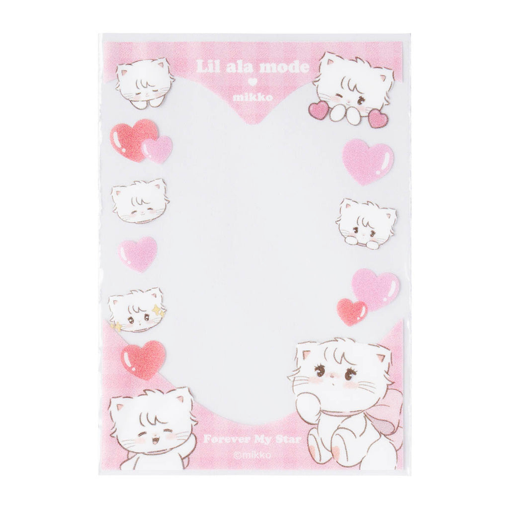 Lil ala mode ミニフォトが入るサイズのクリアスリーブ（ムース）