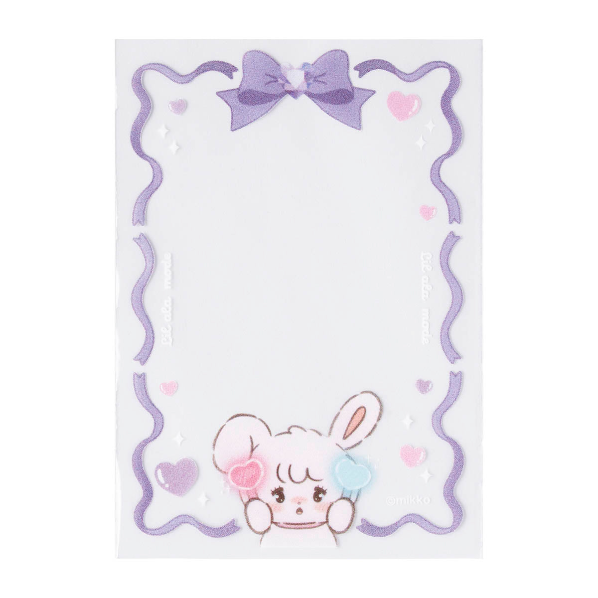 Lil ala mode ミニフォトが入るサイズのクリアスリーブ（キャミー）