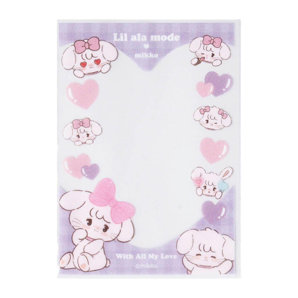 Lil ala mode ミニフォトが入るサイズのクリアスリーブ（キャミー）